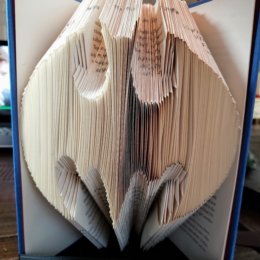 Batman Folded Book Art